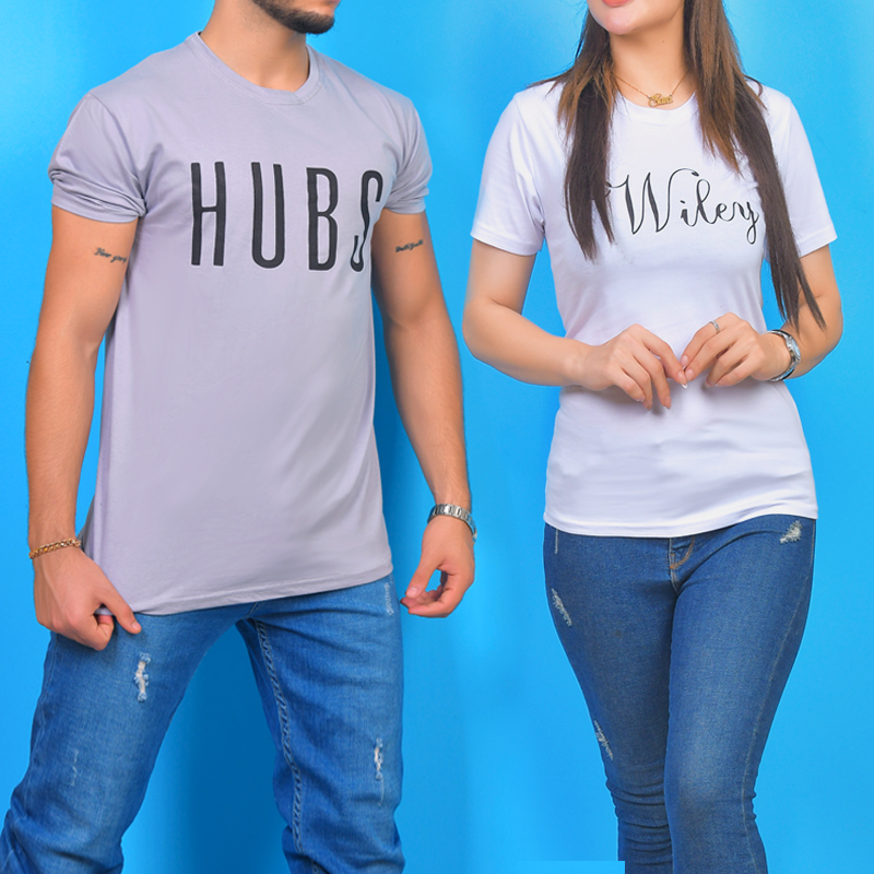 ست تيشرت زنانه و مردانه hubs