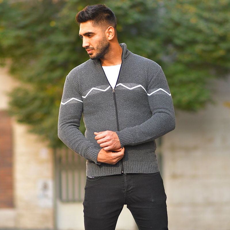 سوئیشرت بافت مردانه مدل Gabriel