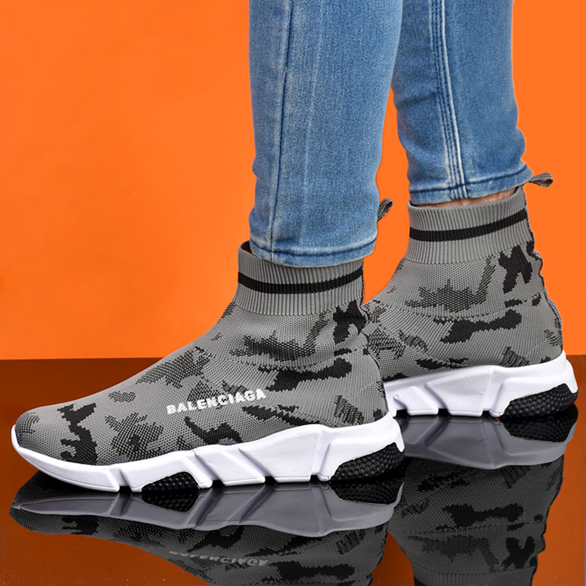 کفش ساقدار مردانه بالنسیاگا چریکی