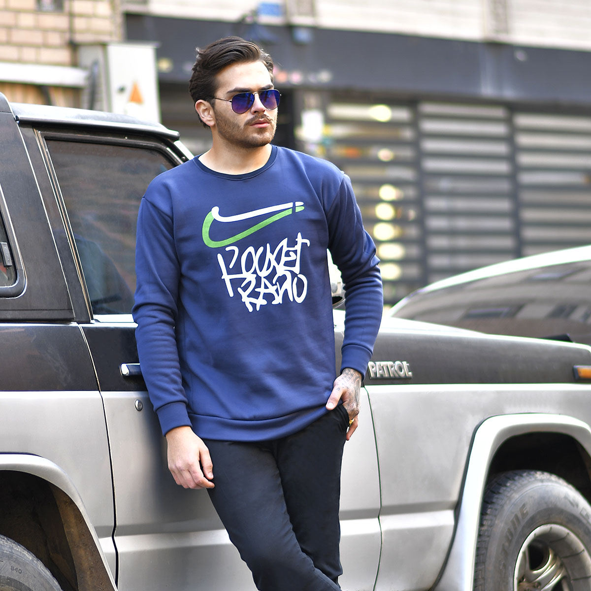 پلیور تو کرکی مردانه مدلRARO