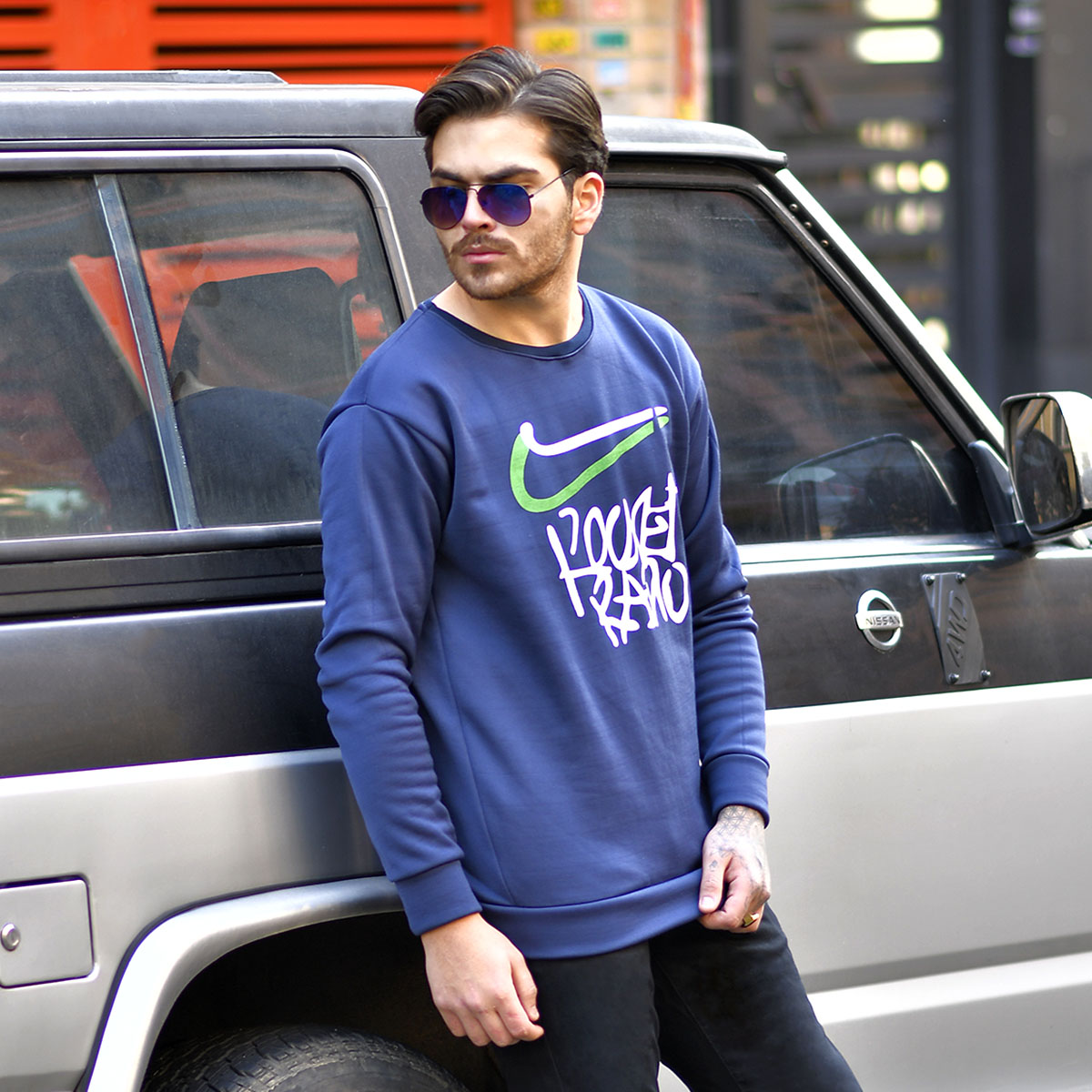 پلیور تو کرکی مردانه مدلRARO