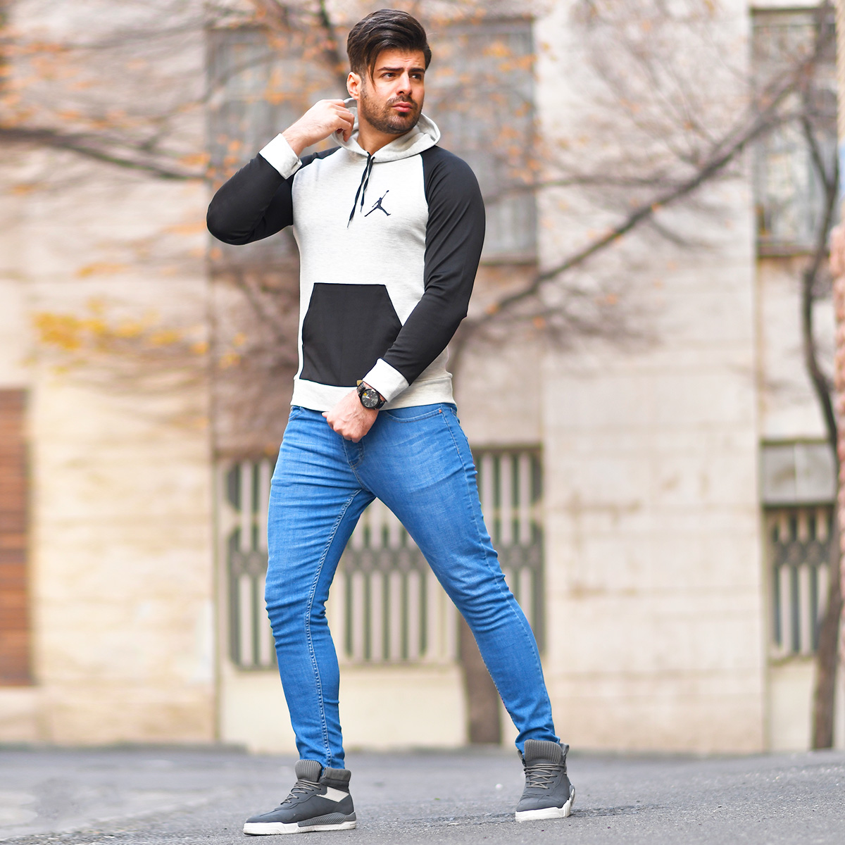 هودی مردانه جردن مدل daya