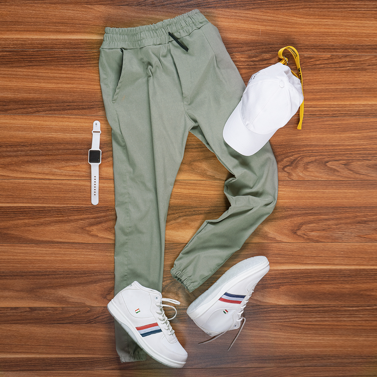 شلوار مردانه مدل ACE رنگ سبز