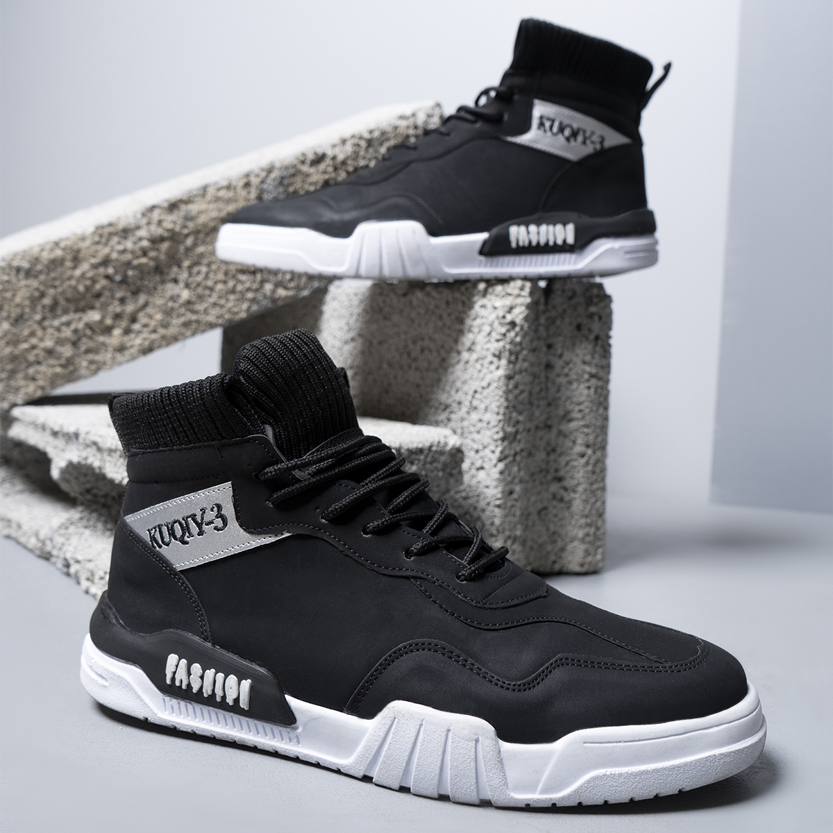 كفش ساقدارمردانه مشكي مدل Kubaa