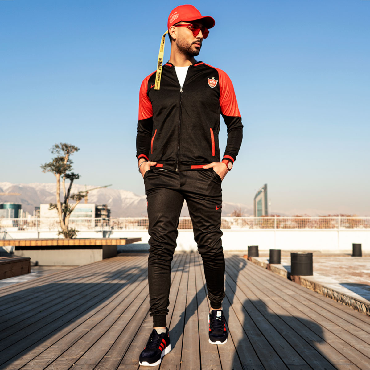 ست سوئيشرت شلوار پرسپوليس مدلBahif