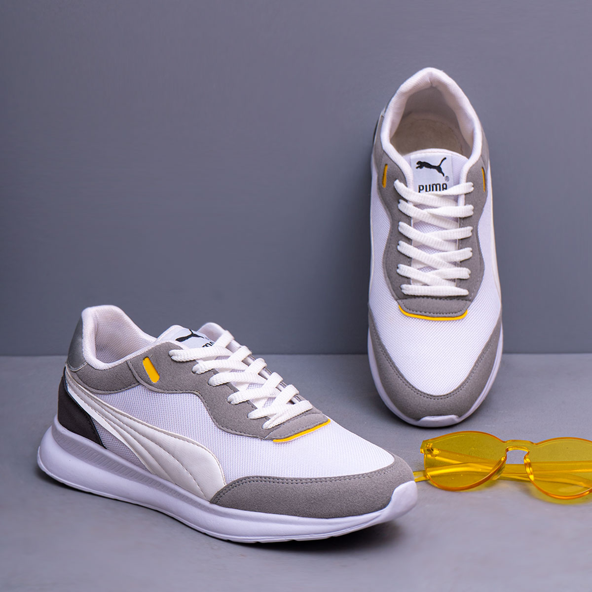 کفش ورزشی سفید مردانه مدل Pravir