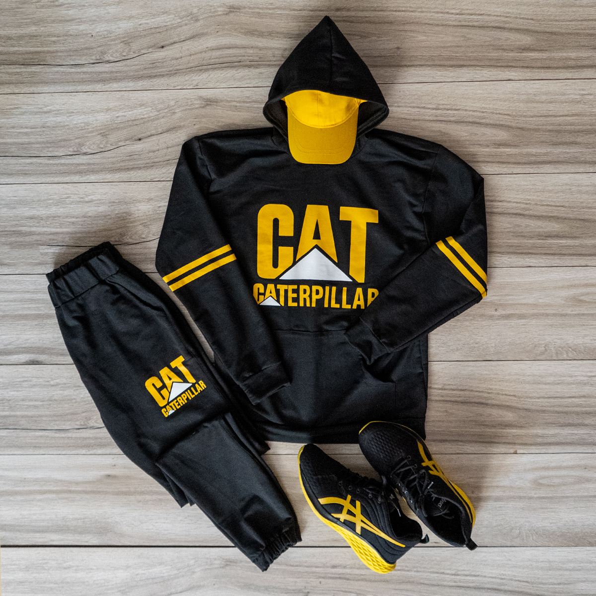 ست سوئیشرت شلوار مردانه CAT مدل Herbert