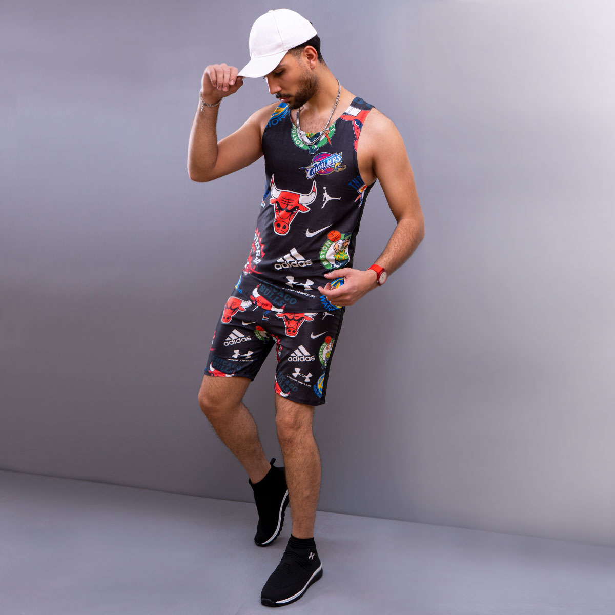 رکابی و شلوارک مردانه RAPTORS