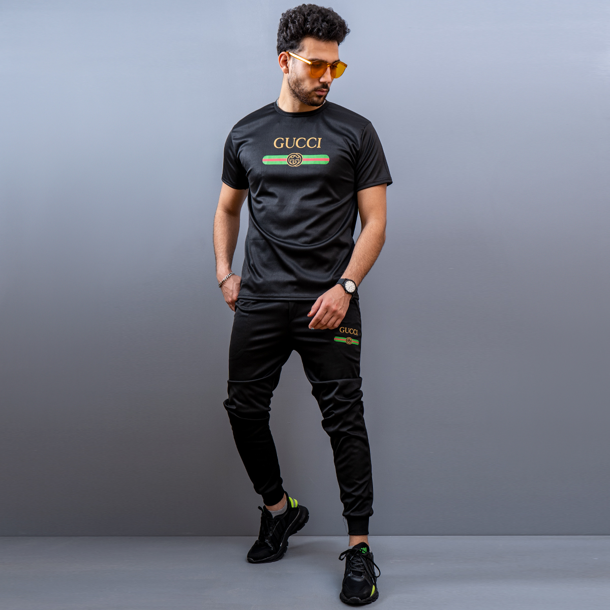 ست تیشرت شلوارGUCCI مردانه مدل Ekan
