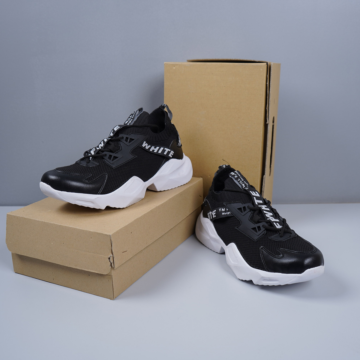 کفش مردانه off white مشکی مدل lucas