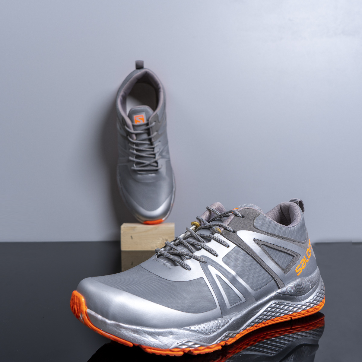 کفش مردانه طوسی مدل ADVIN