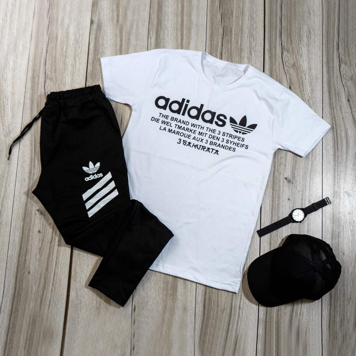 ست تیشرت شلوار adidas مردانه مدل Aspen