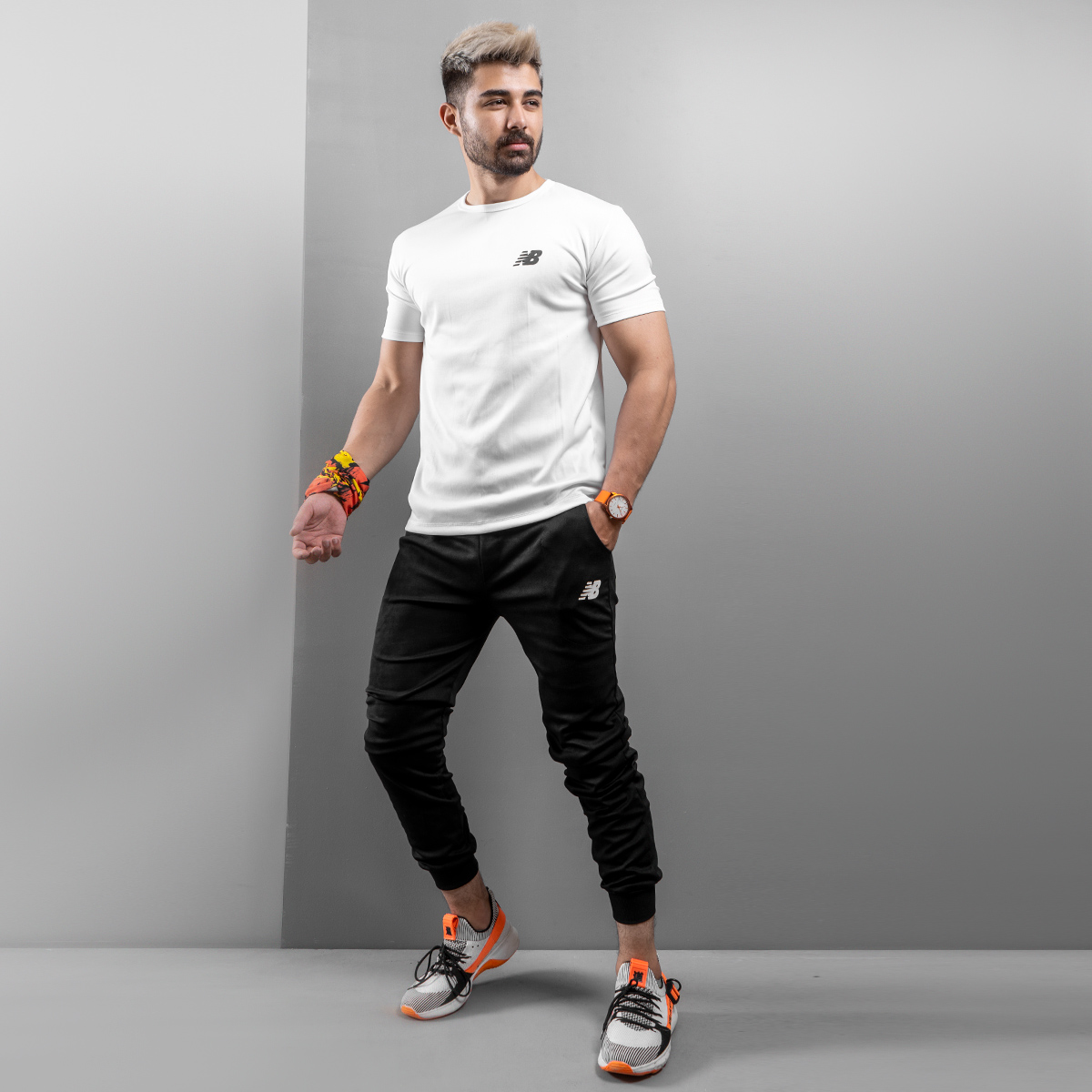 ست تیشرت شلوار NBمردانه مدل Colm