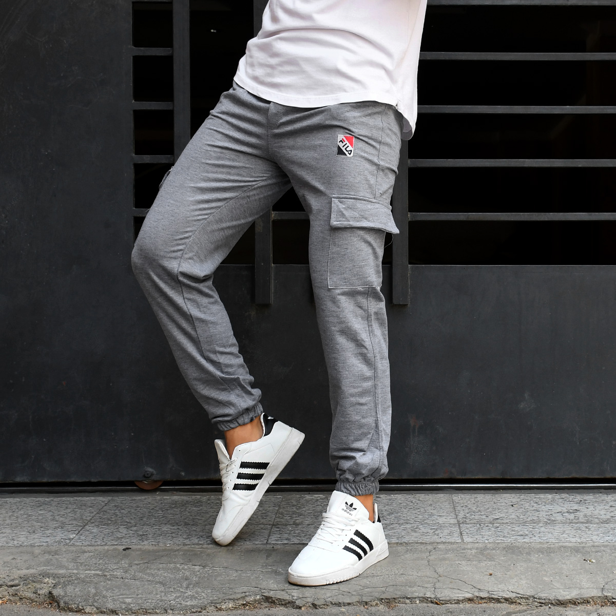 شلوار مردانه طوسی روشن مدل Ramel(T)