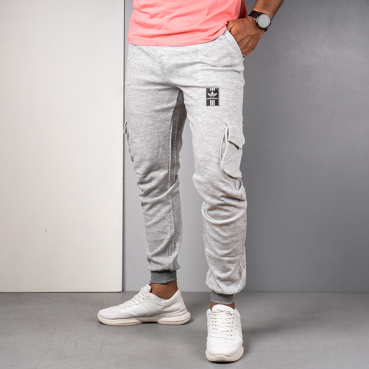 شلوار مردانه سفید مدل Ramel(T)