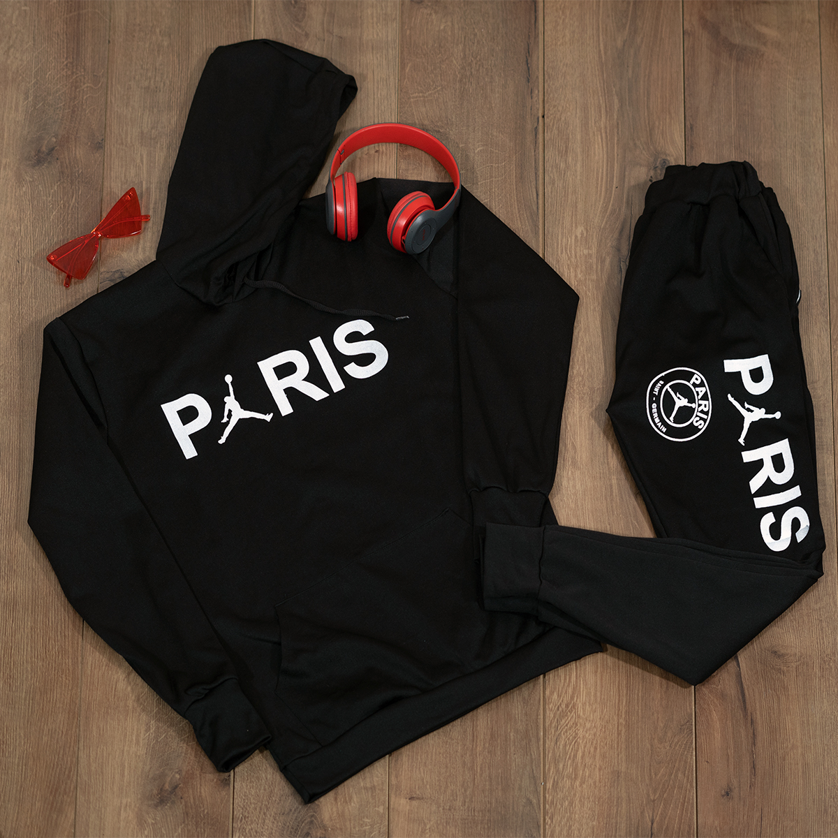 ست هودی شلوار Parisمردانه مدل edin