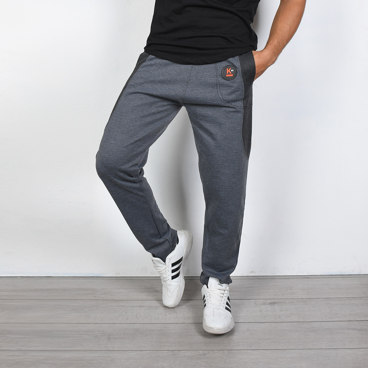 شلوار اسلش مردانه(T) دو رنگ طوسی مدل K75