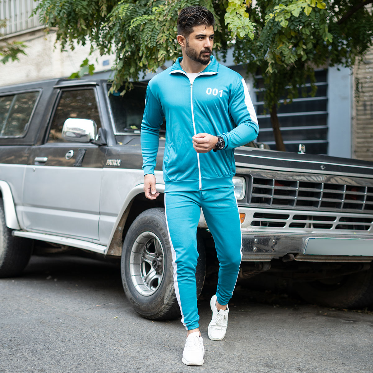 ست سوییشرت شلوار مردانه 001 مدل squid game