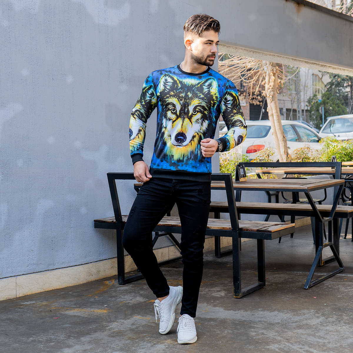 دورس مردانه طرح گرگ مدل Kasra