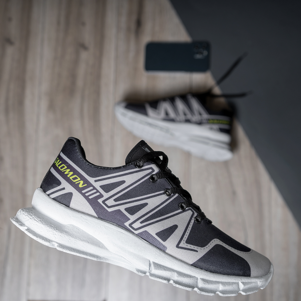 کفش ورزشی Salomon مردانه طوسی مشکی مدلPadra