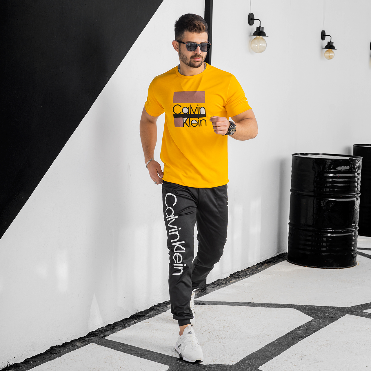 ست تیشرت شلوار مردانه مدل Calvin