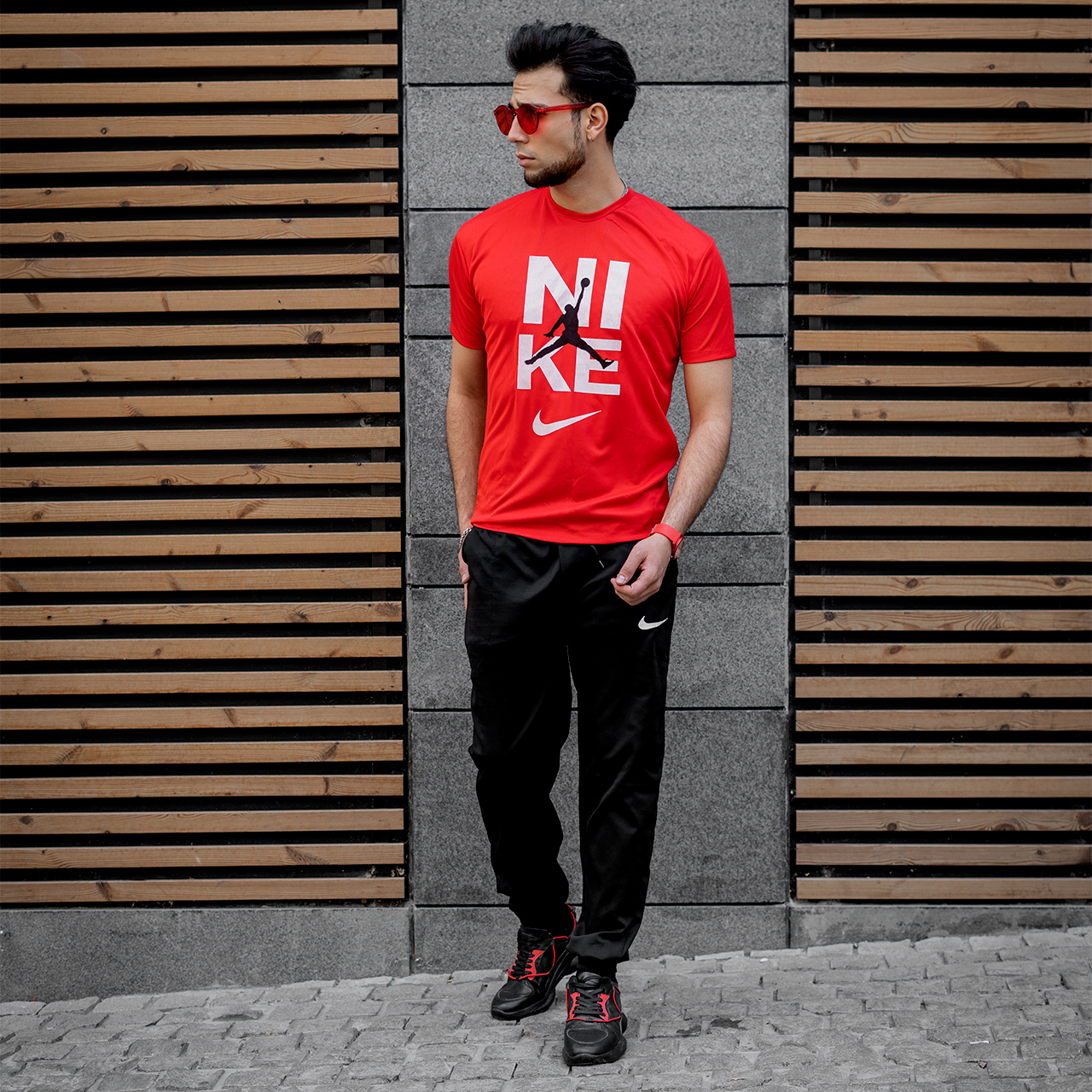 ست تیشرت شلوار نایک جردن مردانه مدل NJ22