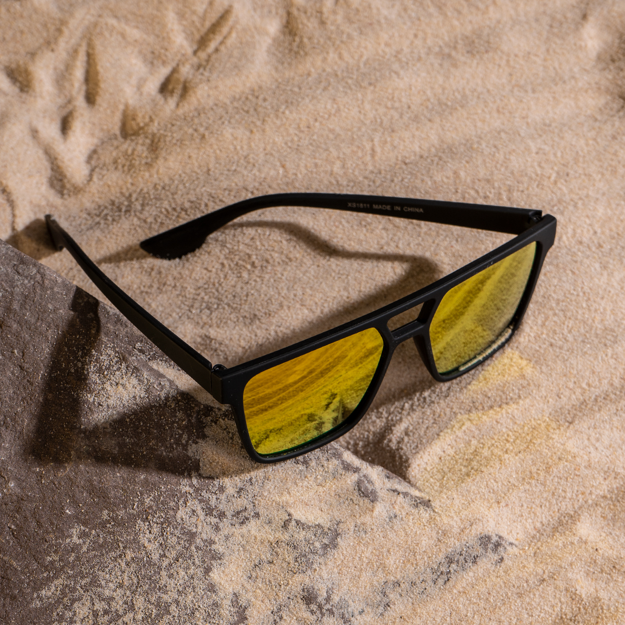 عینک آفتابی زرد مدل A42