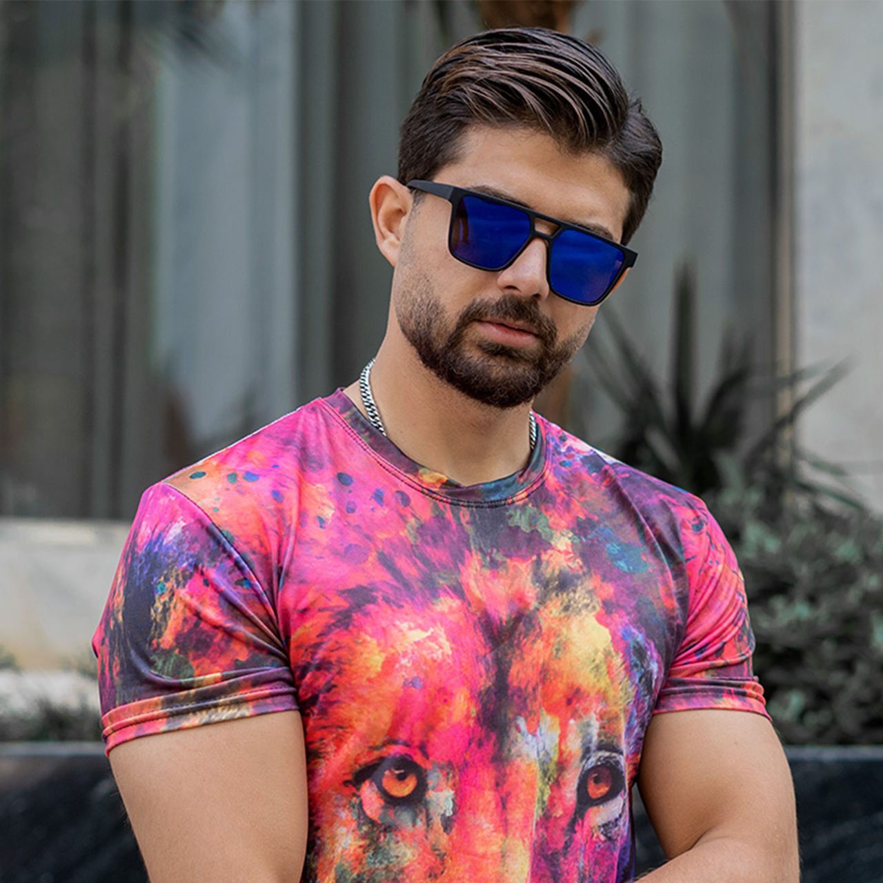 عینک آفتابی آبی مدل A42