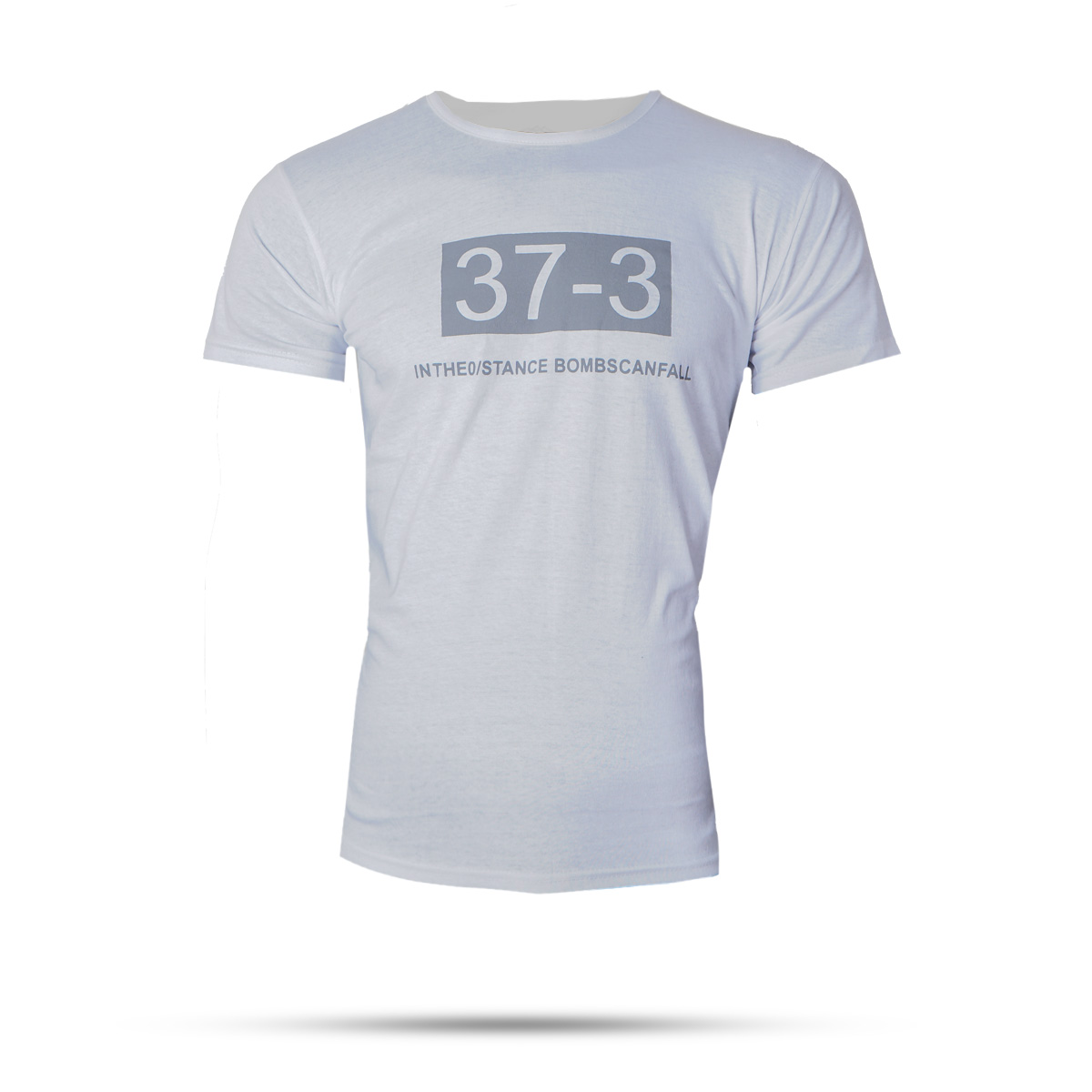 تیشرت مردانه سفید (T) مدل 373