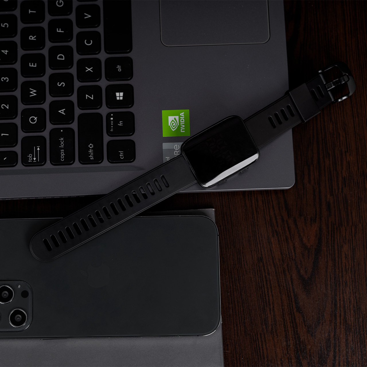 ساعتLED مشکی مدل W330