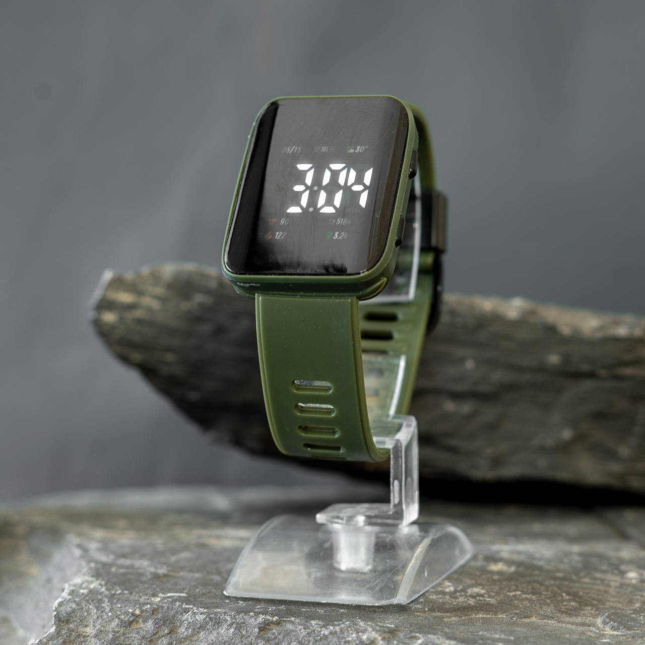 ساعتLED سبز مدل W330