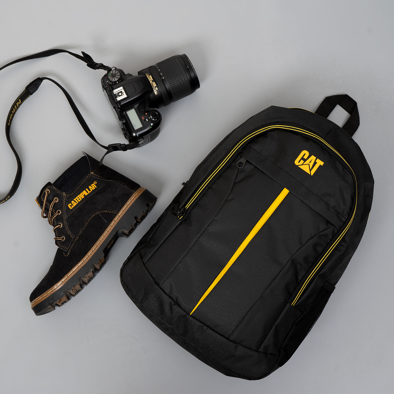 کوله پشتی مشکی CAT مدل Maham