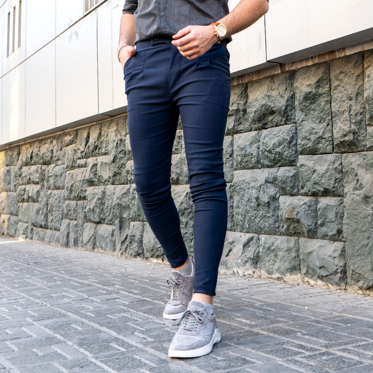 شلوار اسلش مردانه ARIF (سرمه ای)