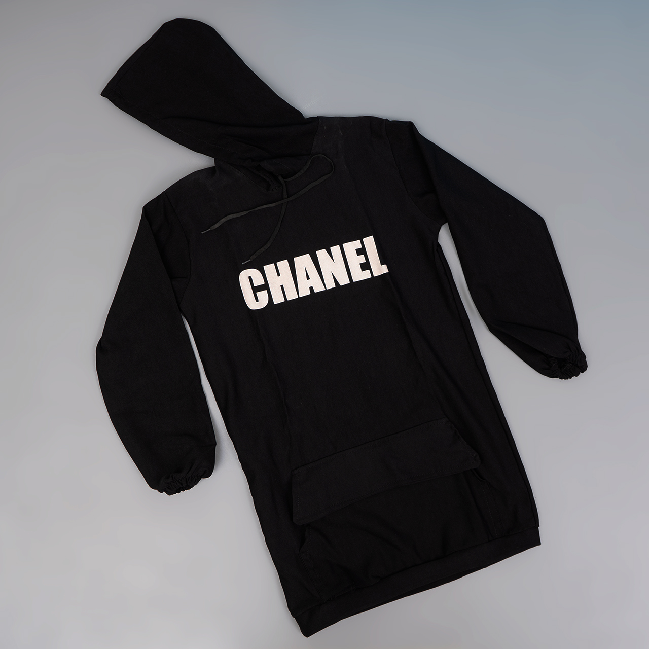 هودی دخترانه Chanel مشکی مدل X51