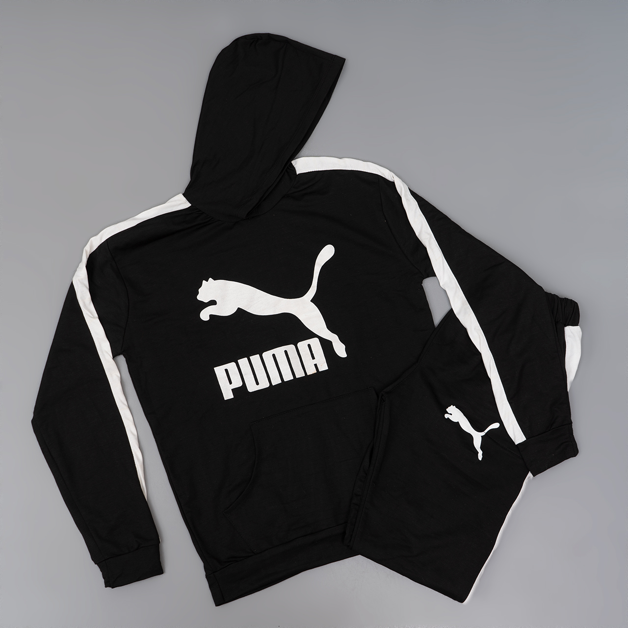 ست هودی شلوار پوما مشکی مردانه X165