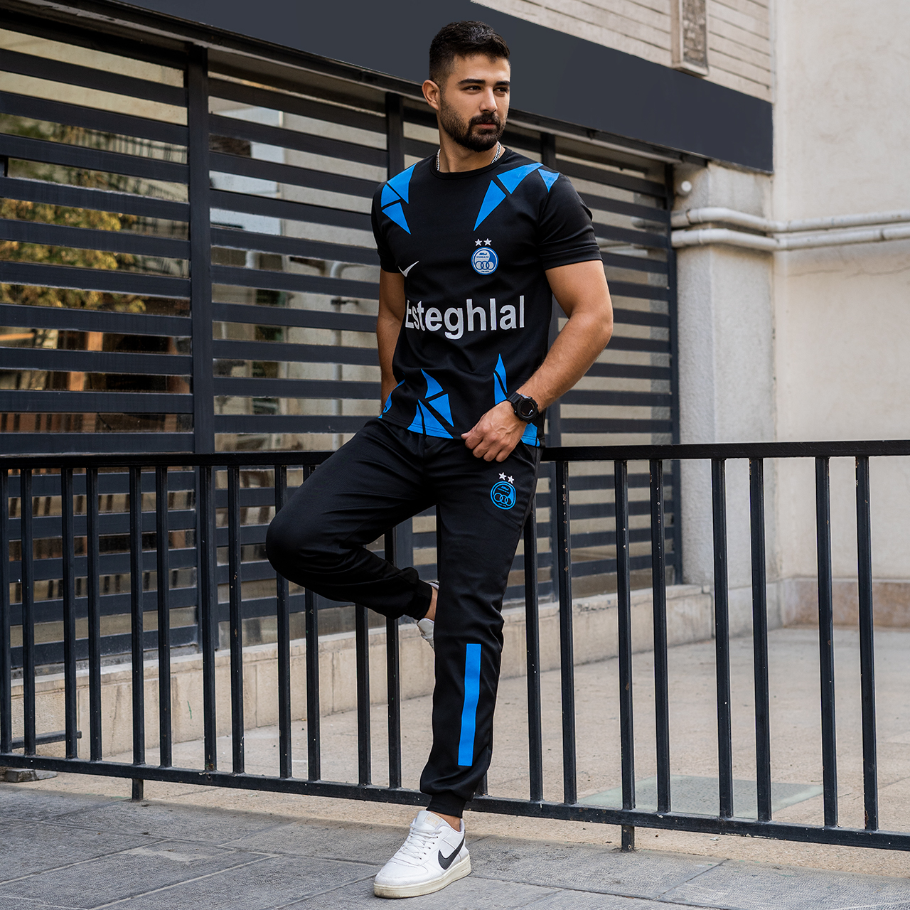 ست تیشرت شلوار استقلال مردانه مدل WS72