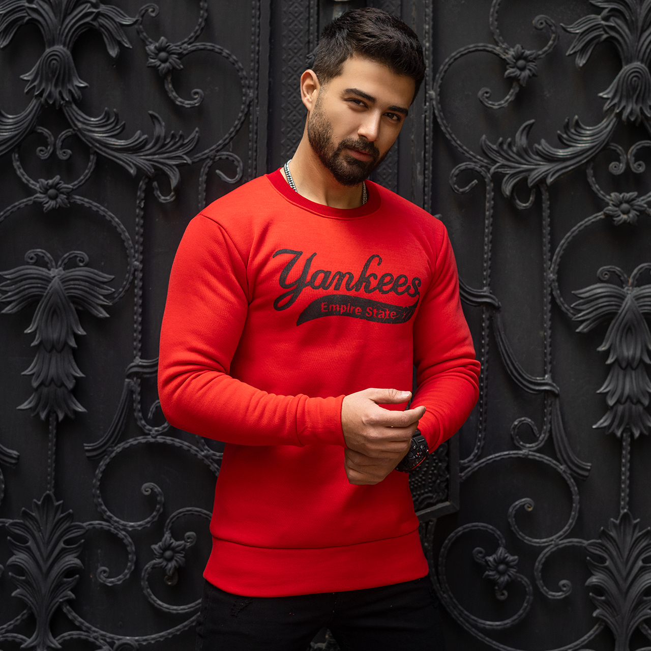 دورس مردانه Yankees قرمز مدل Arsin