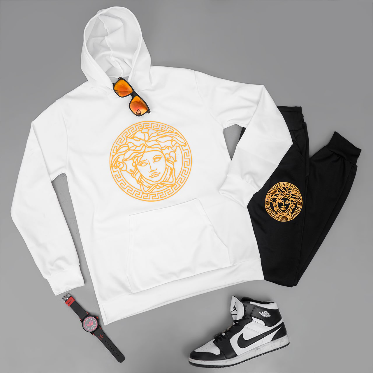 ست سوییشرت شلوار ورساچه مردانه مدلAvino