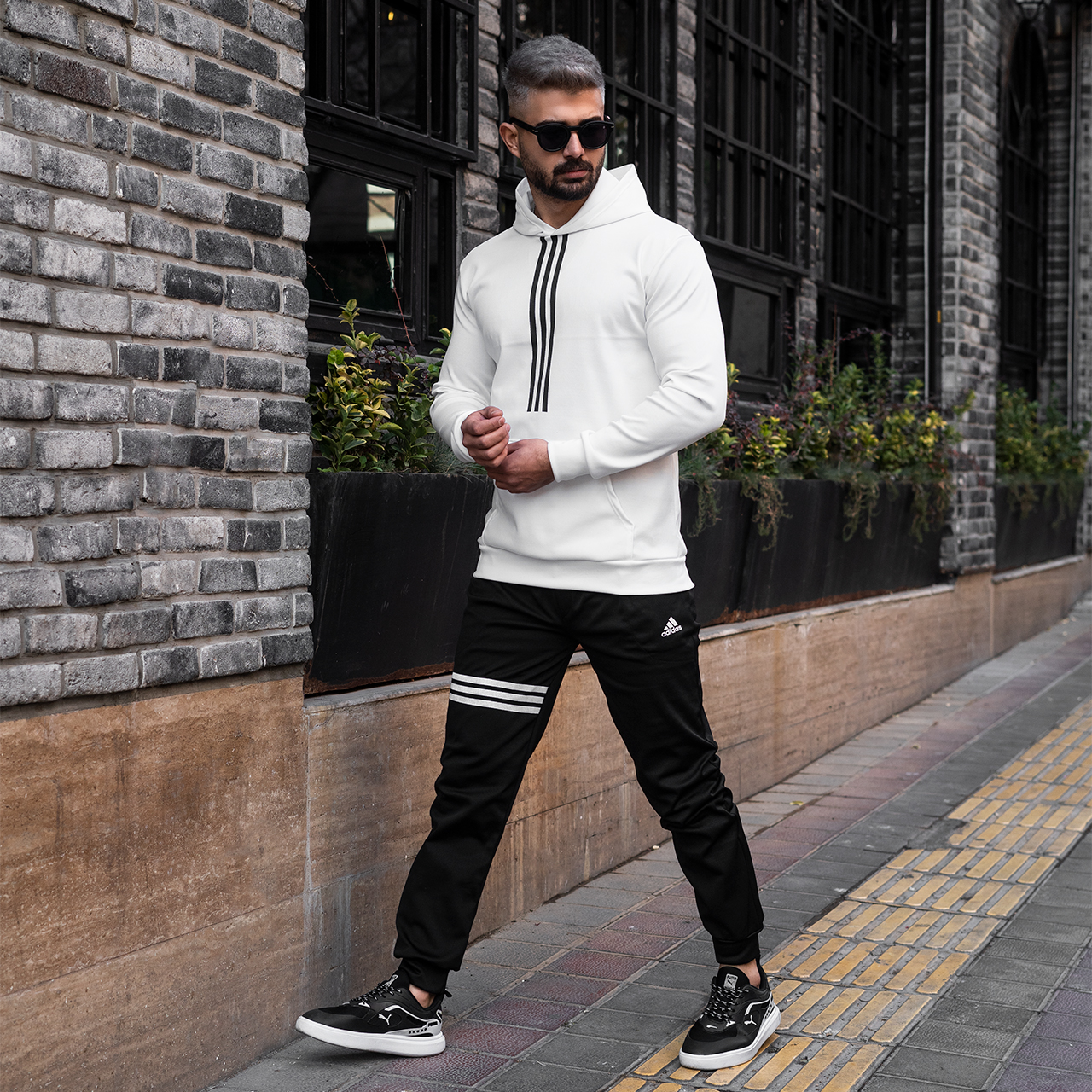 ست هودی شلوار Adidas مردانه مدل Radmin