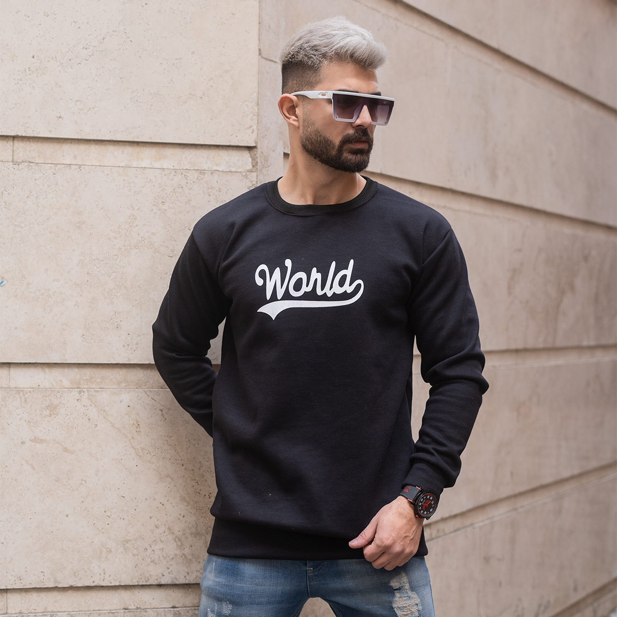 دورس مردانه مشکی مدل World