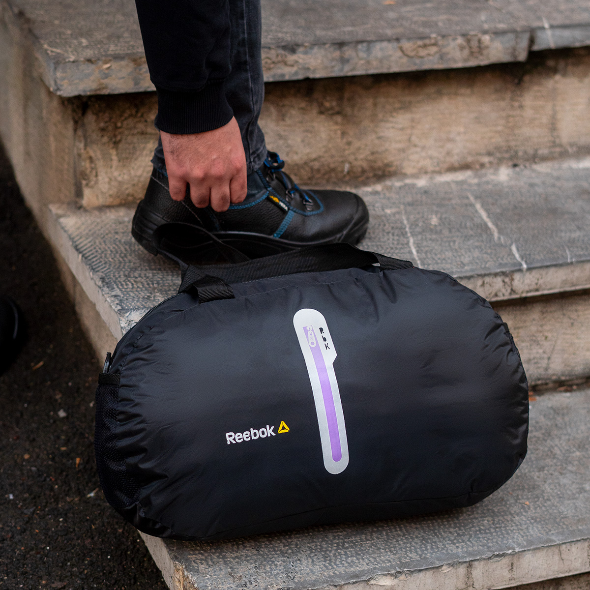 ساک ورزشی Reebok مشکی مدل RAVA
