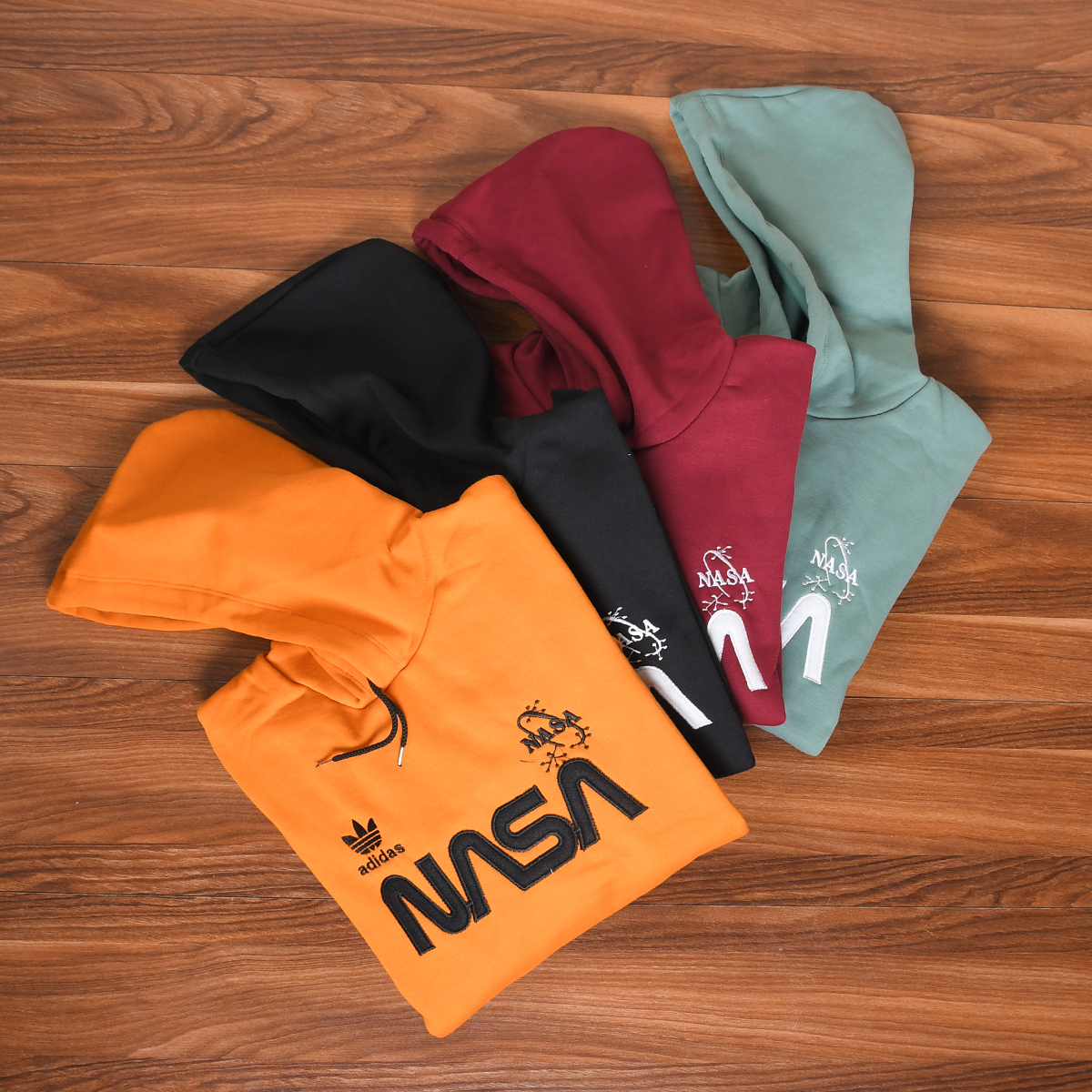 هودی مردانه Nasa مشکی مدل Jason