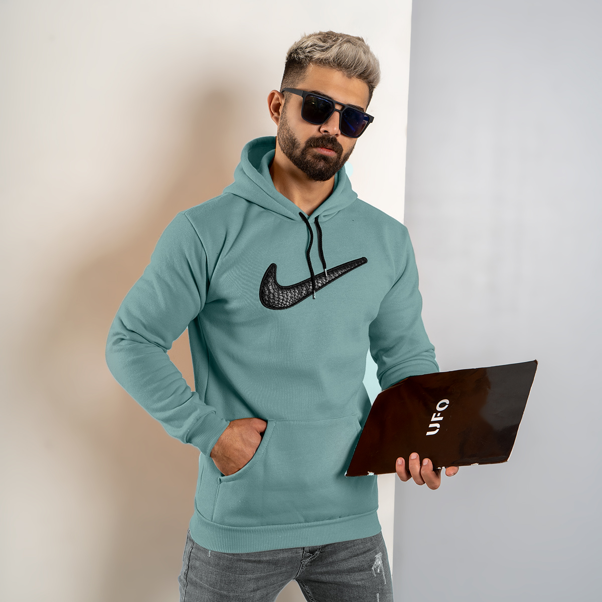 هودی Nike سبز مردانه مدل Raymond