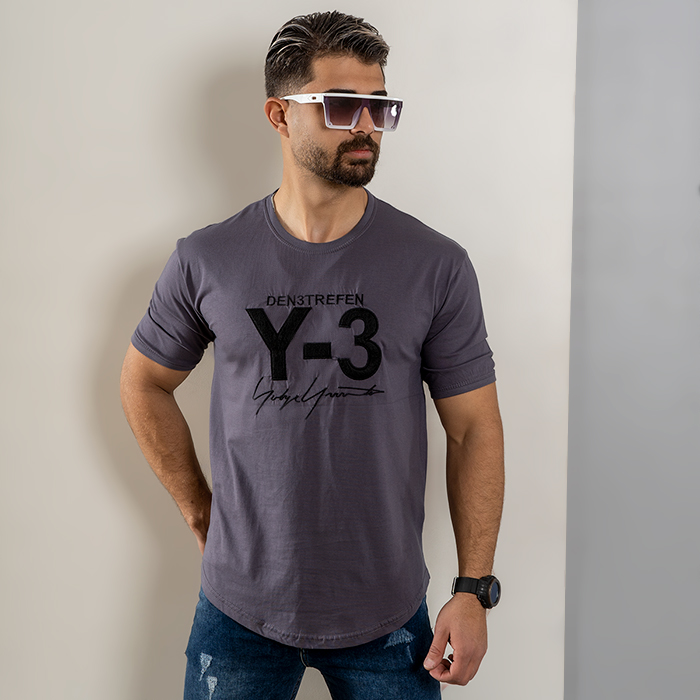 تیشرت Y-3 طوسی مردانه مدل savin