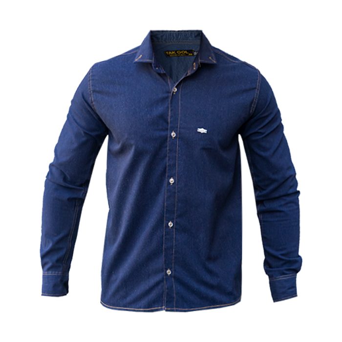 پیراهن مردانه سرمه ای مدل Novan