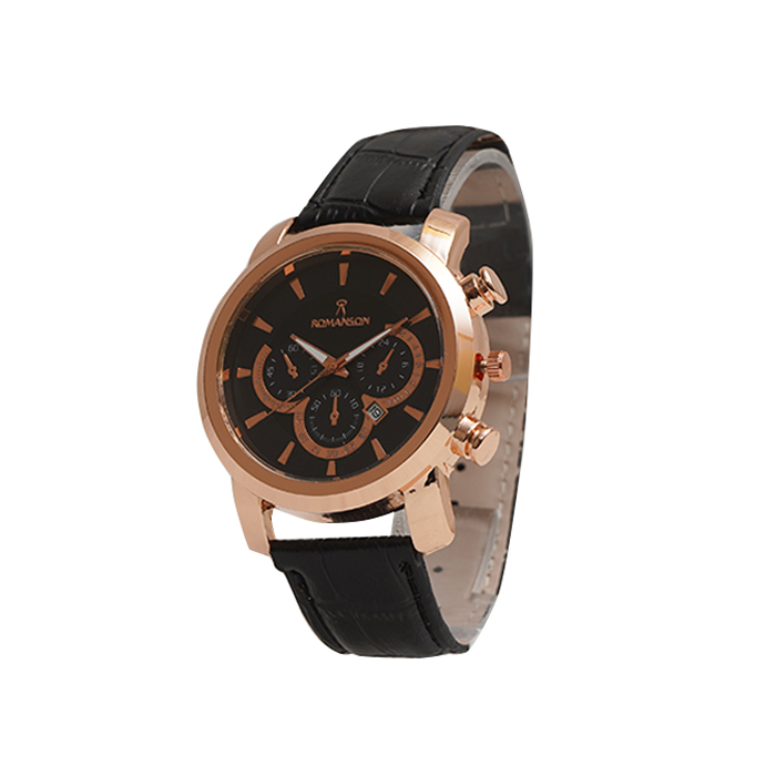 ساعت romanson مشکی زرگلد مدل B62