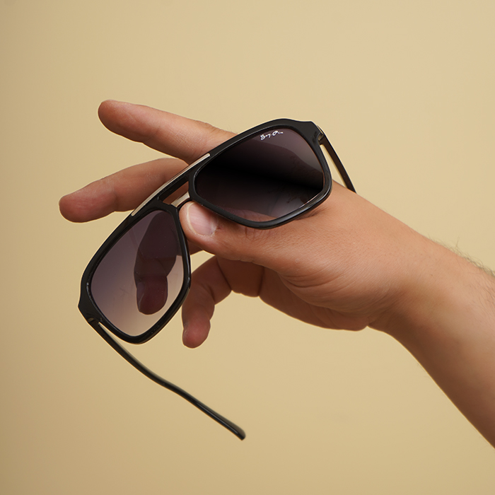 عینک آفتابی مردانه مشکی مدلremax