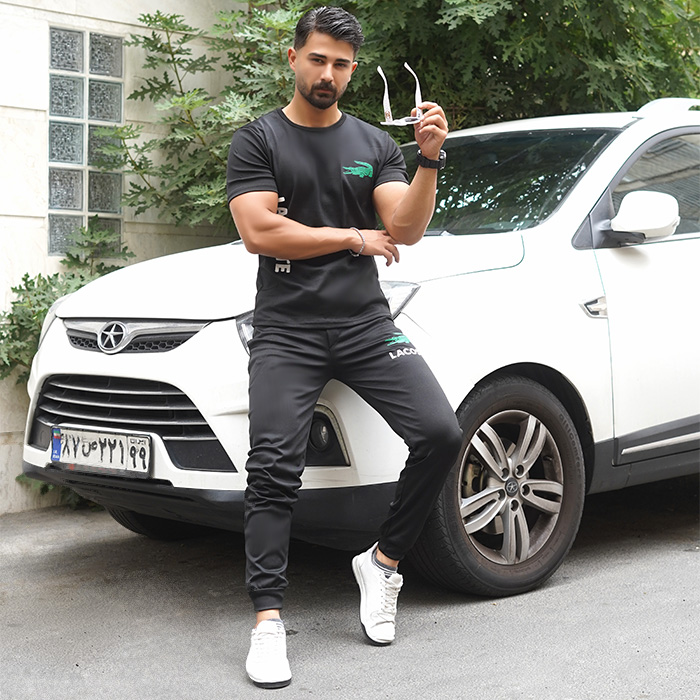 ست تیشرت شلوارLocoste مردانه مدل Pelano