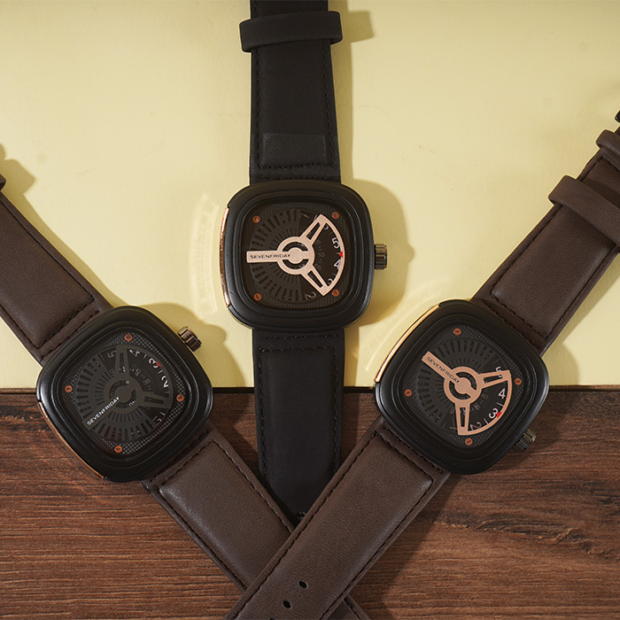 ساعت sevenfriday قهوه ای مدل zado