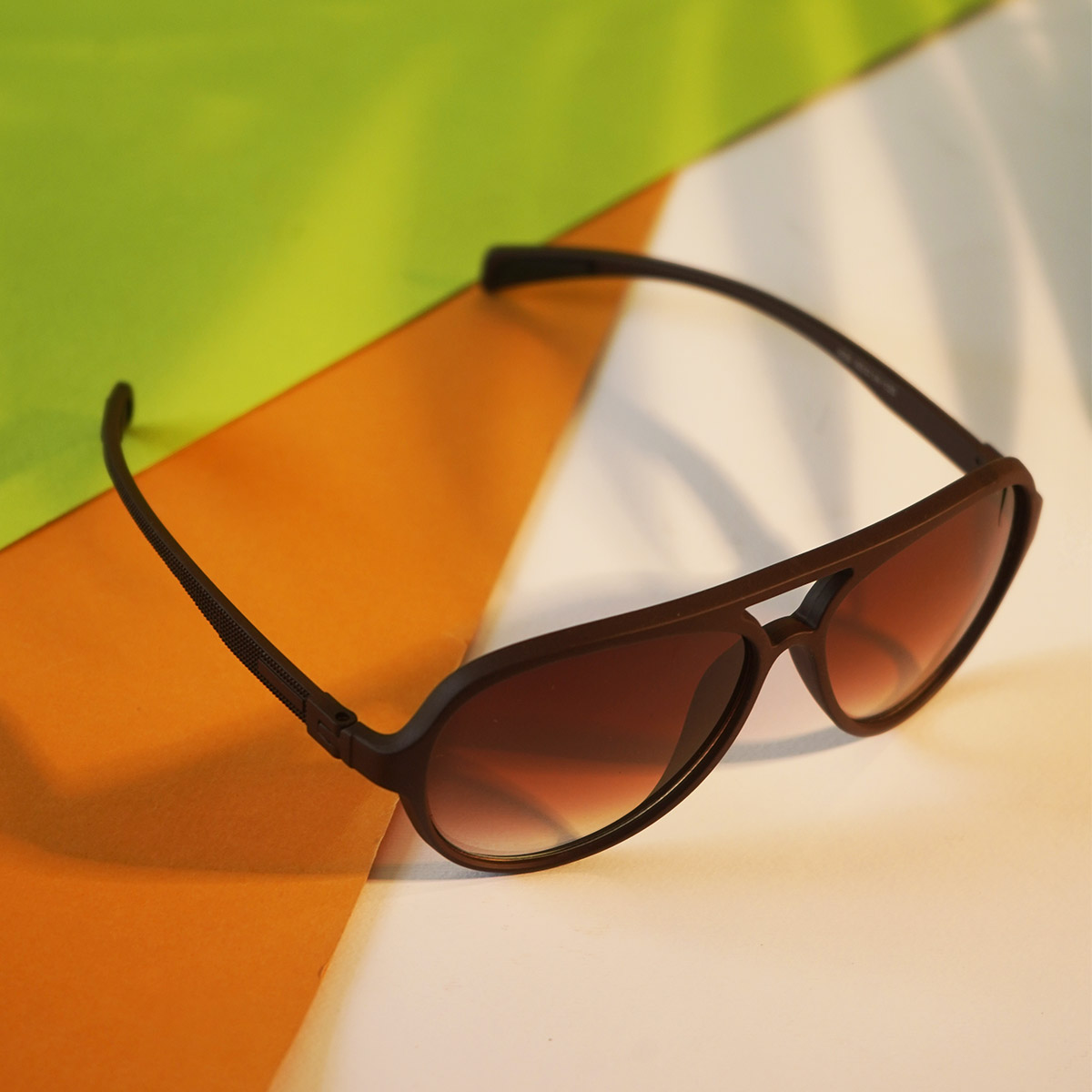 عینک مردانه قهوه‌ای مدل Aras